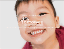 Tablet Screenshot of ortoface.com